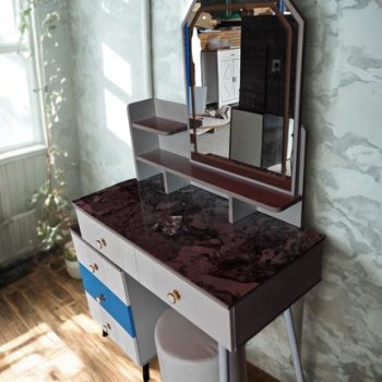 Marble Luxe LED Dressing Table