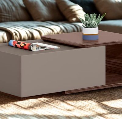 Sahara Nude Wooden Coffee Table