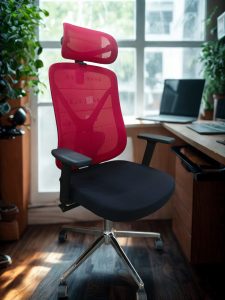 High Back Office Chair in Red