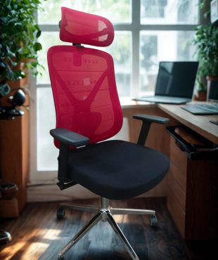 High Back Office Chair in Red