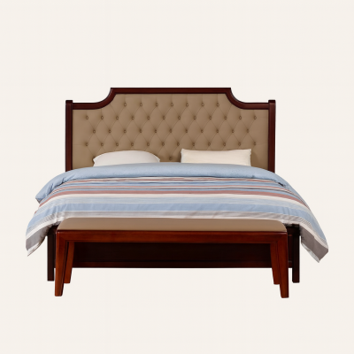 Majestic Tufted Wingback Bed – 5x6
