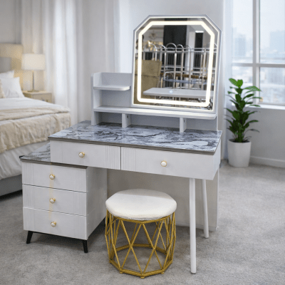 Lumière Marble Vanity Set