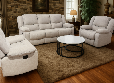 CloudSoft Recliner Sofa Set (3+1+1)