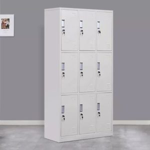 Durable 9-locker office cabinet in Kenya