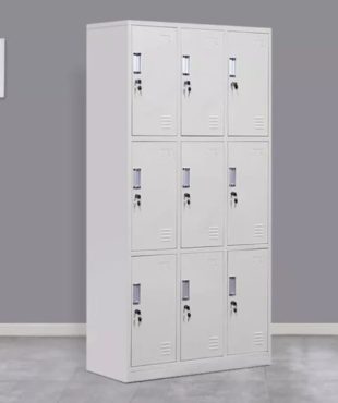 Durable 9-locker office cabinet in Kenya