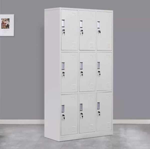 Durable 9-locker office cabinet in Kenya