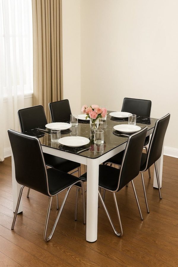 MetroEdge 6-Seater Dining Set