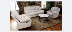 CloudSoft Recliner Sofa Set (3+1+1)