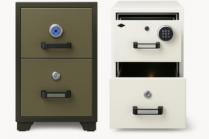 2-Drawer Fireproof Filing Cabinet 1 2-Drawer Fireproof Filing Cabinet