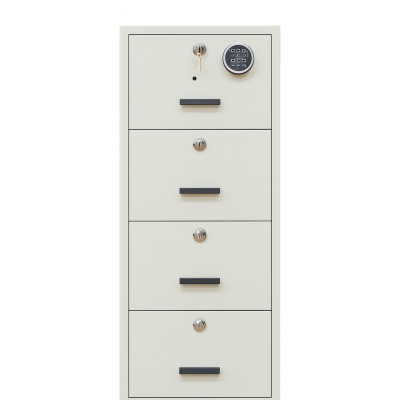 FIREPROOF FILING CABINET - 4 DRAWER - 270kgs
