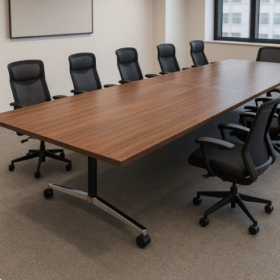 2400mm Foldable Conference Table – Style, Comfort & Productivity