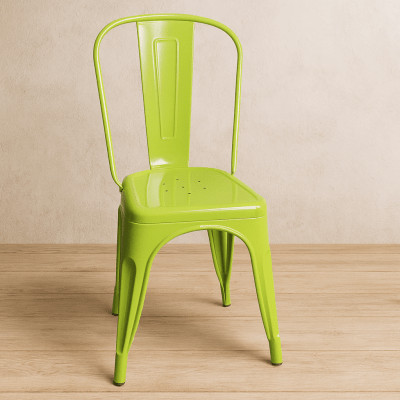 Metallic Bistro Chair - Green