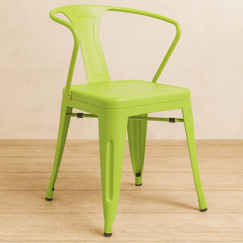 Metallic Bistro Chair - Green