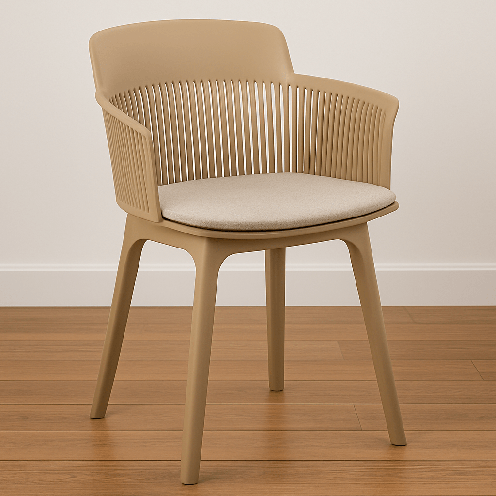 Modern Ventilated Armchair - Khakhi 1 Modern Ventilated Armchair - Khakhi