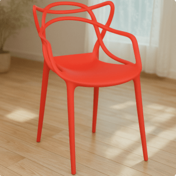TwistBack Bistro Chair - Red