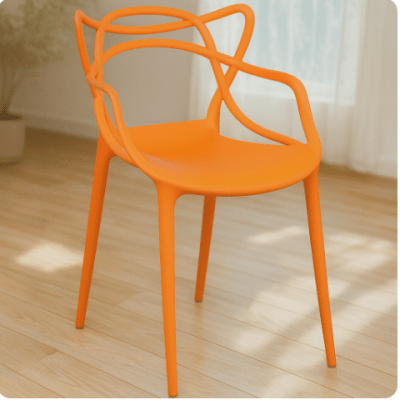 TwistBack Bistro Chair - Orange