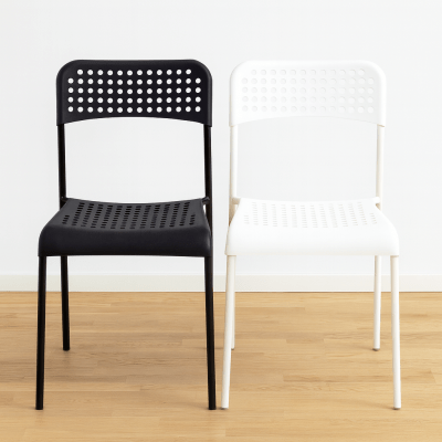 Lightweight Café-Style Bistro Chair - White