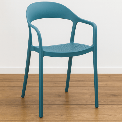 Perforated Seat Armchair - Blue