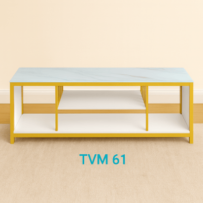 Minimalist TV Unit with Open Storage