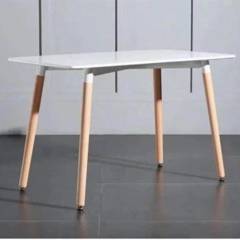 Modern Minimalist Wooden-Leg Table