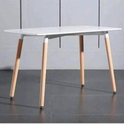 Modern Minimalist Wooden-Leg Table