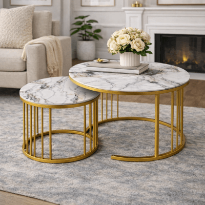 Marble Twin Coffee Table