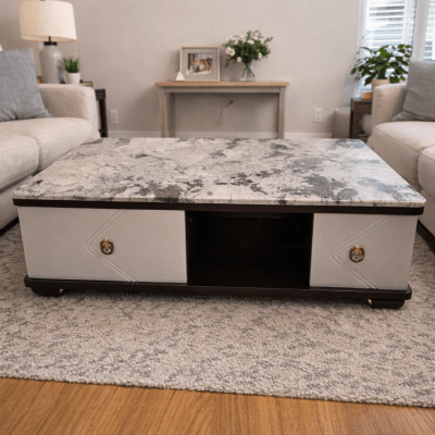 Marble-top Coffee Table