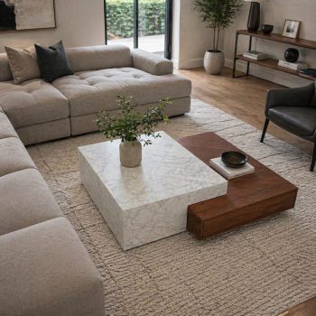 Luxe Marble Coffee Table