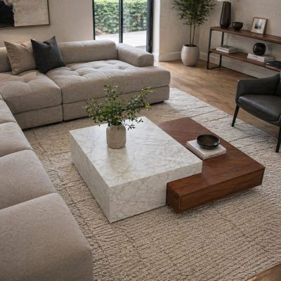 Luxe Marble Coffee Table